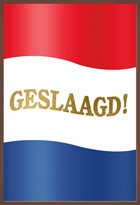 geslaagd kaart chocolade nl vlag